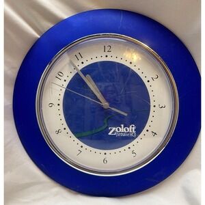 Zoloft Pharmaceutical Clock Drug Rep Promo Works